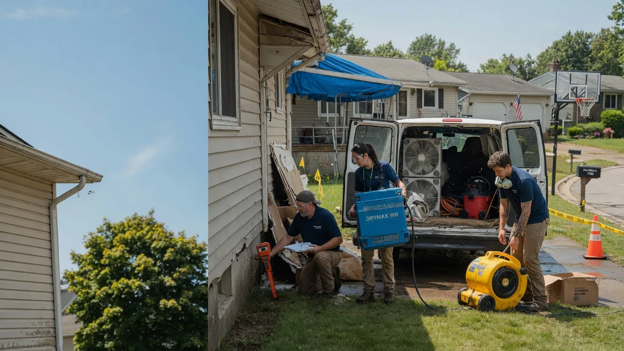 Ceiling Leak Cleanup in University Park, IL near me